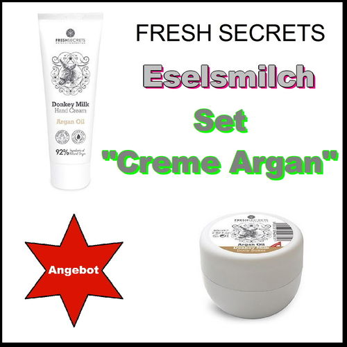 Fresh Secrets Eselsmilch Set "Creme Argan"