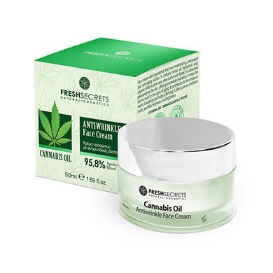 Fresh Secrets Cannabis Oil Gesichtscreme Antiwrinkle Hanföl 50 ml
