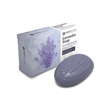 Fresh Secrets Seife für Gesicht und Körper mit Lavendel 85g